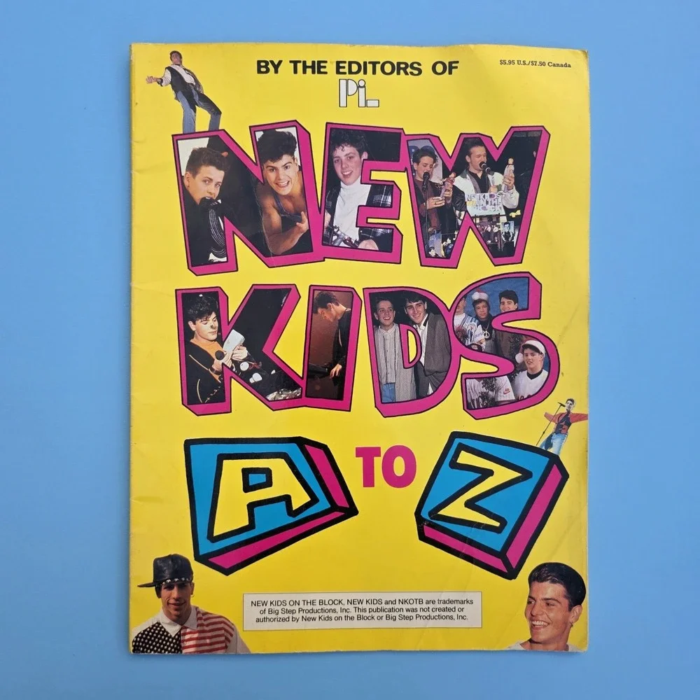 New Kids on the Block Magazine NKOTB New Kids A to Z 1991 Vintage